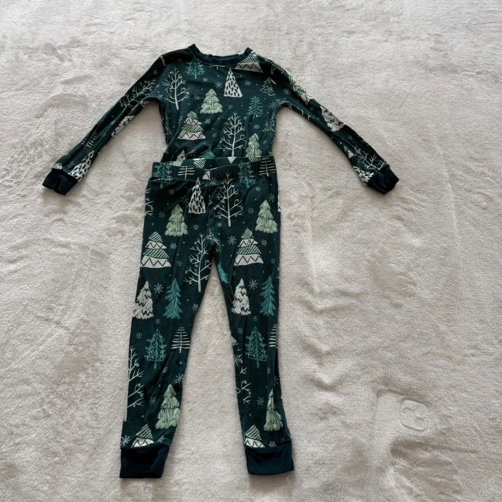 Bellabu Bear Kids 4T Christmas Pajamas‎ Sleepwear Nightgown Set